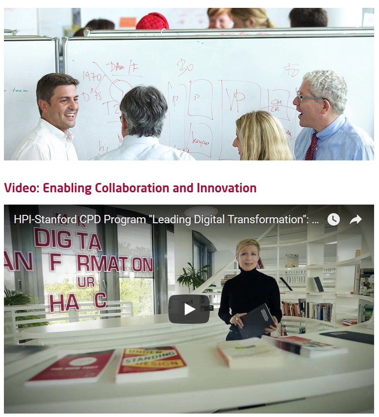Leading Digital Transformation: Internationales Führungskräfteprogramm des Hasso-Plattner-Instituts und der Stanford University