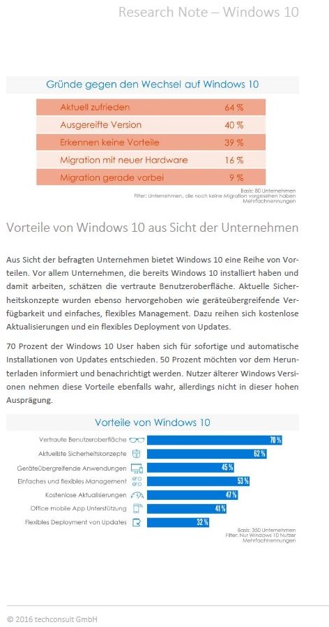 grafik techconsult windows 10 gründe