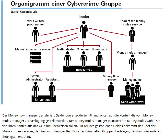 grafik mit organigramm cybercrime