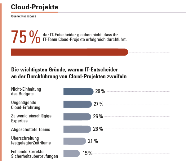 Der Zweifel am Erfolg der eigenen IT-Abteilung.