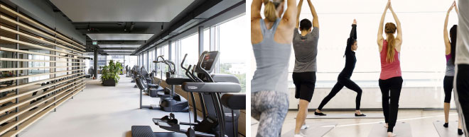 Das hauseigene Gesundheits­zentrum vMove wird von ausgebildeten Physio- und Sporttherapeuten geleitet.